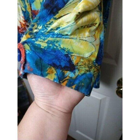 TONI Morgan Women's Long Sleeve Collared Front Button Shacket. Size L - Picture 5 of 15